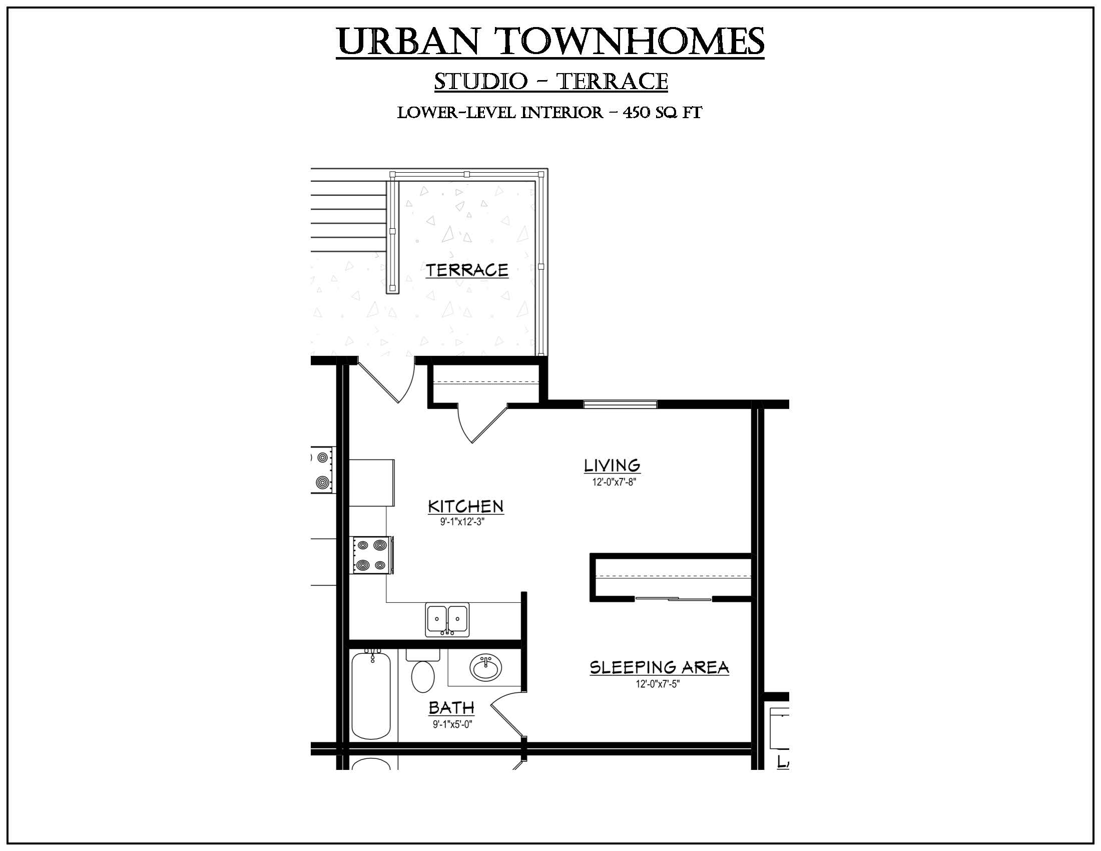 Studio Units with Terrace